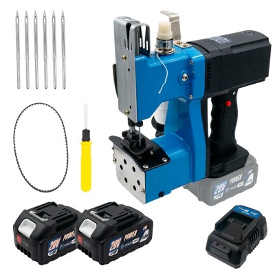 Аккумуляторная машина для сшивания мешков PROFI-TEC BSM1720V POWERLine (2×PT2050DG (5.0 Ач), зарядное устройство)