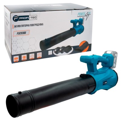 Аккумуляторная воздуходувка PROFI-TEC PLB2036BL POWERLine (без аккумулятора и зарядного устройства)