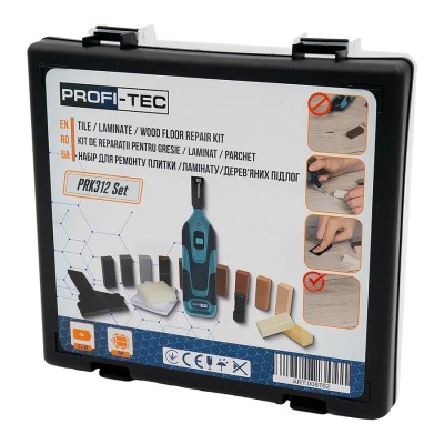 Набір для ремонту дерев’яних підлог, ламінату та плитки PROFI-TEC PRK312 Set