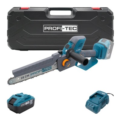 Аккумуляторная цепная пила PROFI-TEC PCS0920 UltraCore (1×PT2040EP (4.0 Ач), зарядное устройство)