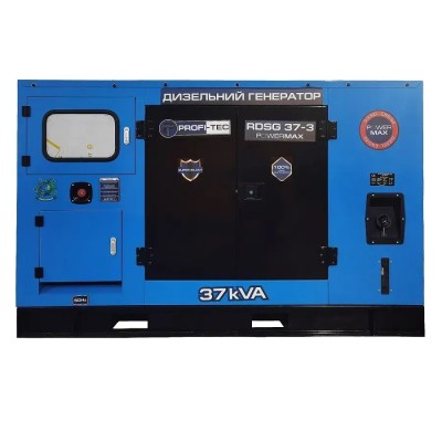 Генератор дизельный PROFI-TEC RDSG37-3 Power MAX (37 кВА / 30 кВт, двигатель RICARDO, Great Britain)
