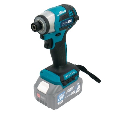 Аккумуляторный импульсный винтоверт PROFI-TEC PID1820BL POWERLine (2×PT2520MP (2.5 Ач), зарядное устройство)