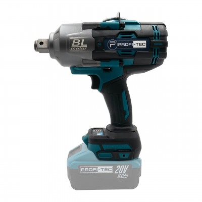 Акумуляторний гайковерт PROFI-TEC PTW2100BL POWERLine (2×PT2080EP (8.0 Аг), зарядний пристрій QBCD20/4 quick)