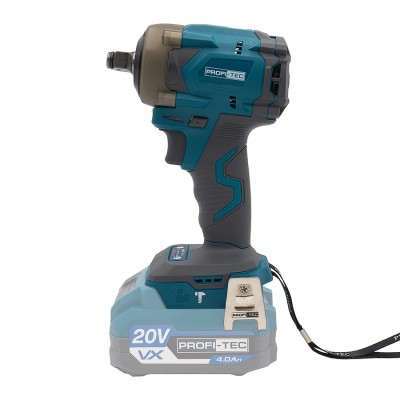 Аккумуляторный гайковерт PROFI-TEC PPTW4520 POWERLine (2×PT2040VX (4.0 Ач), зарядное устройство)