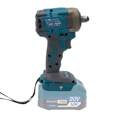 Аккумуляторный гайковерт PROFI-TEC PPTW4520 POWERLine (2×PT2040VX (4.0 Ач), зарядное устройство)