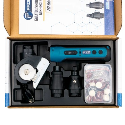 Аккумуляторный мини-инструмент 3 в 1 PROFI-TEC PCP-Universal (4 В, мини-резак, гравер, отвертка)