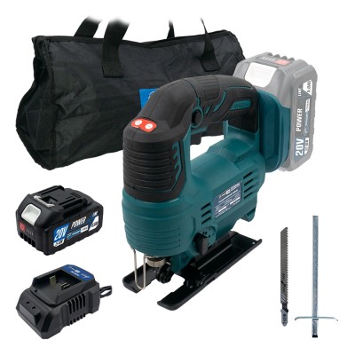 Аккумуляторный лобзик PROFI-TEC PGS2080BL POWERLine (1×PT2040MP (4.0 Ач), зарядное устройство)