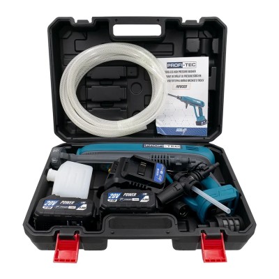 Аккумуляторная мойка высокого давления PROFI-TEC PHPW3020 POWERLine (2×PT2040MP (4.0Ач, зарядное устройство)
