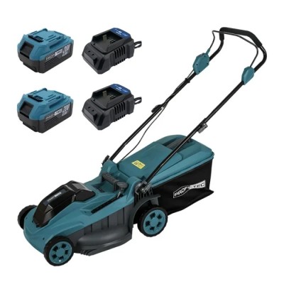 Аккумуляторная газонокосилка PROFI-TEC EcoCut 43 Lite (2×PT2040EP (4.0 Ач), 2×зарядное устройство)