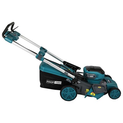 Аккумуляторная самоходная газонокосилка PROFI-TEC EasyMow 51 Pro (2×PT2080EP (8.0 Ач), зарядное устройство)