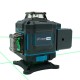 Лазерний нівелір PROFI-TEC PGL 4D 1640 (40 м, 16 ліній, зелений промінь)