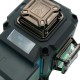 Лазерний нівелір PROFI-TEC PGL 4D 1640 (40 м, 16 ліній, зелений промінь)
