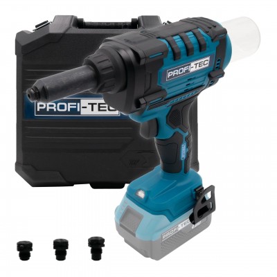 Аккумуляторный заклепочный пистолет PROFI-TEC PRG1020 POWERLine (без аккумулятора и зарядного устройства)