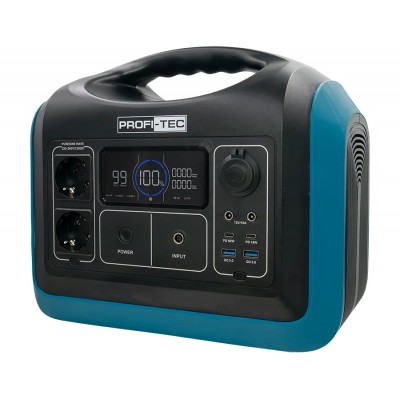 Портативная зарядная станция PROFI-TEC PPS1200 LiFePO₄ (1200 Вт, батарея 992 Вт⋅ч)