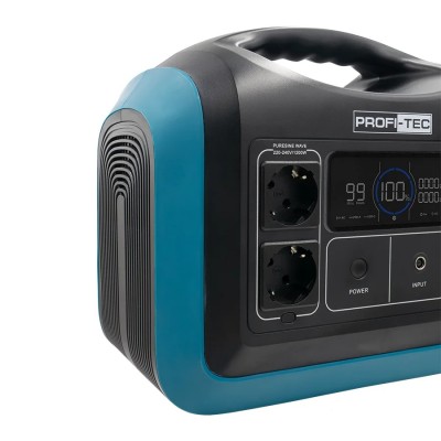 Портативная зарядная станция PROFI-TEC PPS1200 LiFePO₄ (1200 Вт, батарея 992 Вт⋅ч)