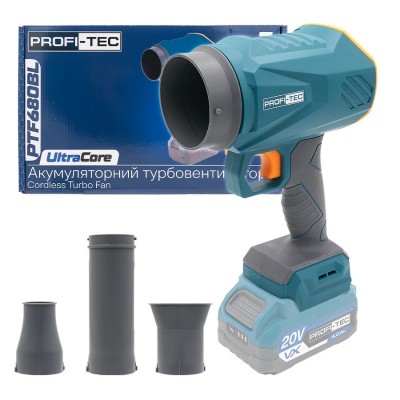 Аккумуляторный турбовентилятор PROFI-TEC PTF680BL UltraCore (без аккумулятора и зарядного устройства)