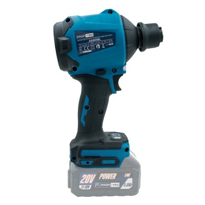 Аккумуляторная воздуходувка PROFI-TEC AS001BL POWERLine (1×PT2050DG (5.0 Ач), зарядное устройство)