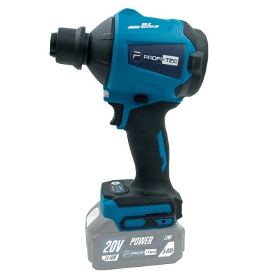 Аккумуляторная воздуходувка PROFI-TEC AS001BL POWERLine (1×PT2050DG (5.0 Ач), зарядное устройство)