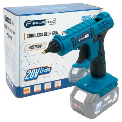 Аккумуляторный клеевой пистолет PROFI-TEC PGG1120V POWERLine (без аккумулятора и зарядного устройства)