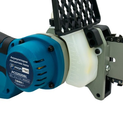 Аккумуляторная цепная пила PROFI-TEC PCS2020BL POWERLine (1×PT2040MP (4.0 Ач), зарядное устройство)