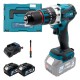 Аккумуляторная дрель-шуруповерт PROFI-TEC DHP485BL POWERLine (2×PT2040MP (4.0 Ач), зарядное устройство)