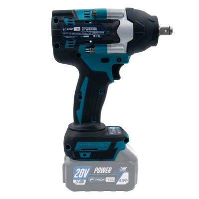 Аккумуляторный гайковерт PROFI-TEC DTW800BL POWERLine (без аккумулятора и зарядного устройства)
