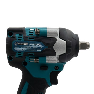 Аккумуляторный гайковерт PROFI-TEC DTW500BL POWERLine (2×PT2040MP (4.0 Ач), зарядное устройство)