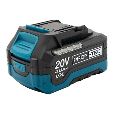 Аккумуляторная батарея PROFI-TEC PT2040VX POWERLine (20 В / 4.0 Ач, высокотоковая, с индикатором)