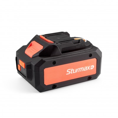 Sturmax CRM2008B Аккумулятор Li-Ion 20В, 8.0 Аг с индикатором заряда, серия Cordless Range – Sturmax